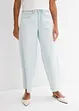 Jean balloon taille mi-haute, doux et raccourci, bonprix