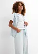 Jean balloon taille mi-haute, doux et raccourci, bonprix