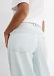 Jean balloon taille mi-haute, doux et raccourci, bonprix