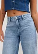 Jeans-Bermuda Mid Waist, Low Stretch, bonprix