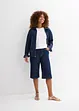 Jeans-Bermuda Mid Waist, Low Stretch, bonprix