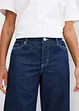 Jeans-Bermuda Mid Waist, Low Stretch, bonprix