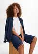 Jeans-Bermuda Mid Waist, Low Stretch, bonprix