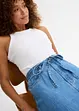 Jeansrock Mid Waist Midilänge, Super Soft, bonprix