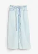 Jupe midi en jean taille mi-haute, toile super souple, bonprix