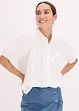 Kurzarm-Bluse aus Musselin, bonprix