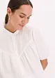 Kurzarm-Bluse aus Musselin, bonprix