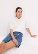 Kurzarm-Bluse aus Musselin, bonprix