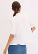 Kurzarm-Bluse aus Musselin, bonprix