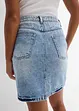 Jupe midi en jean, peu extensible, bonprix