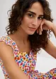 Robe légèrement évasée en jersey coton et viscose, bonprix