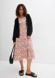 Robe légèrement évasée en jersey coton et viscose, bonprix