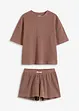 Ensemble short d’intérieur en jersey gaufré, bonprix