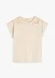 T-shirt avec détails en dentelle, bonprix