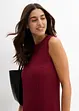Robe en jersey crêpe gaufré, bonprix