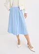 Jupe midi 100% coton, bonprix