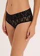 Panty (4er Pack) aus Spitze mit Raffung, bonprix