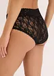 Panty (4er Pack) aus Spitze mit Raffung, bonprix