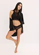 Panty (4er Pack) aus Spitze mit Raffung, bonprix