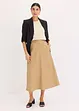 Jupe midi 100% coton, bonprix