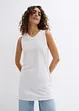 Lot de 2 débardeurs longs 100% coton, bonprix