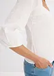 Bluse mit Puffärmeln und Smoke-Detail, bonprix