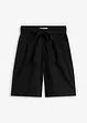 Twill-Shorts mit Bindegürtel, bonprix