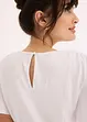 Jerseycrepe-Shirt mit Smock, bonprix