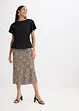 T-shirt en jersey crêpe avec smocks, bonprix