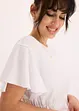 Jerseycrepe-Shirt mit Smock, bonprix