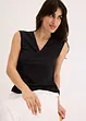 Haut esprit cache-cœur en jersey crêpe, bonprix