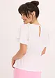 Jerseycrepe-Shirt mit Smock, bonprix