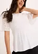 Shirt mit Spitzenärmeln, bonprix