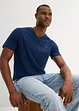 Lot de 2 T-shirts col V 100% coton, bonprix