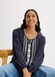 Bluse mit Stickerei, bonprix