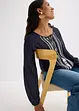 Bluse mit Stickerei, bonprix