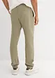 Pantalon jogger Regular en gaze de coton, Tapered, bonprix