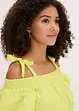 Off-Shoulder-Kleid aus reiner Bio-Baumwolle, bonprix