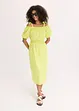 Off-Shoulder-Kleid aus reiner Bio-Baumwolle, bonprix