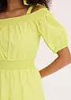 Off-Shoulder-Kleid aus reiner Bio-Baumwolle, bonprix