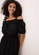 Off-Shoulder-Kleid aus reiner Bio-Baumwolle, bonprix