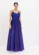 Maxikleid aus zartem Tüll mit Spitze, bonprix