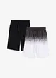 Jersey-Bermuda (2er Pack) aus reiner Baumwolle, bonprix