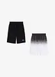 Jersey-Bermuda (2er Pack) aus reiner Baumwolle, bonprix