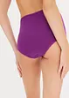 Lot de 4 slips taille haute coton, forme V, bonprix