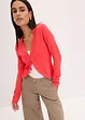 Gilet court en maille avec viscose, bonprix