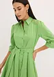 Robe-chemise avec dentelle et lien à nouer, bonprix