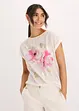 T-shirt à empiècement tissé, bonprix