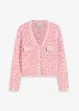Bouclé Strickjacke, bonprix