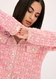 Bouclé Strickjacke, bonprix